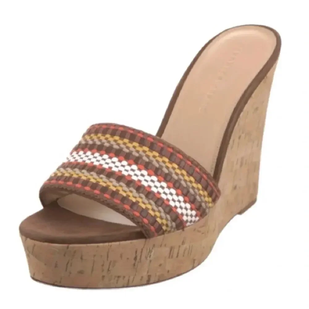 VERONICA BEARD Printed Slides w/ Tags Size: 10.5 New